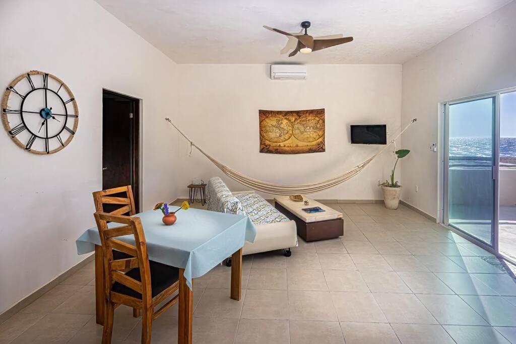 Oceanfront Casita Coral Apartment Chelem Exterior photo